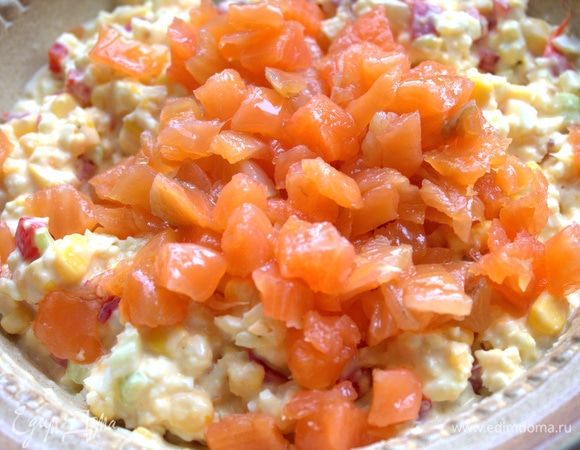 Переложить в салат.