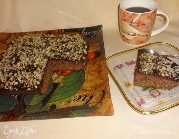 Разрезать пирог на порции и подать к любимому напитку. Угощайтесь! Приятного аппетита!