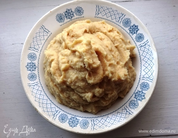 Гороховое пюре посолить по вкусу.