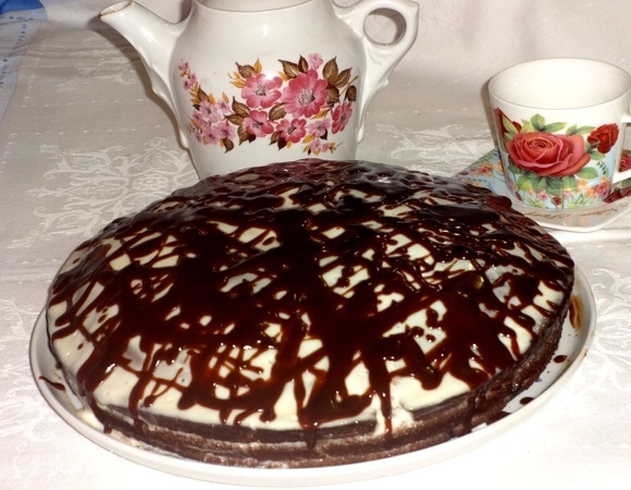 Кекс-торт готов.