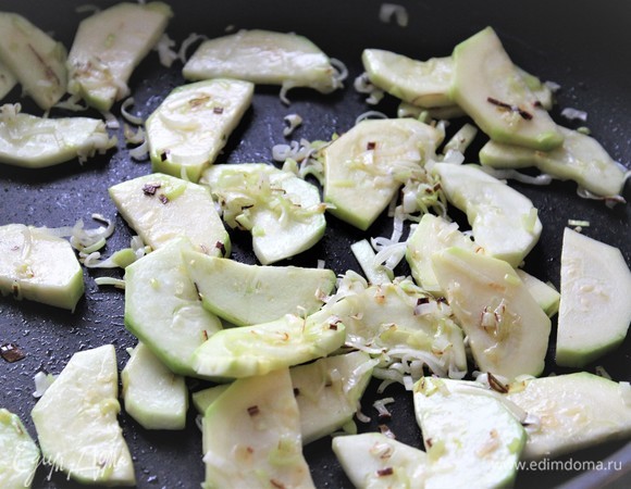 Добавить кабачок.