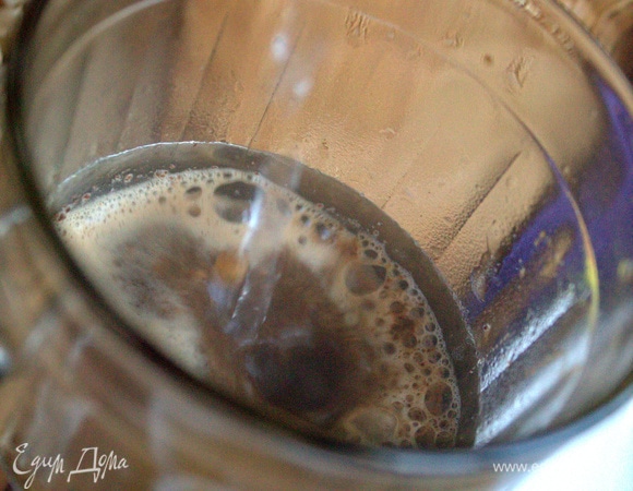 Заливаю кипятком.