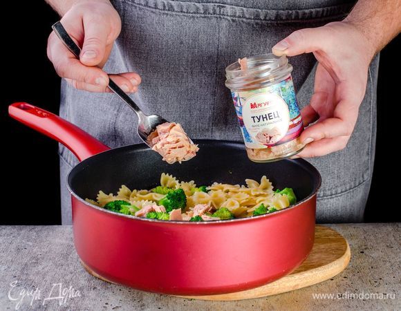 Добавьте в пасту консервированного тунца ТМ «Магуро».