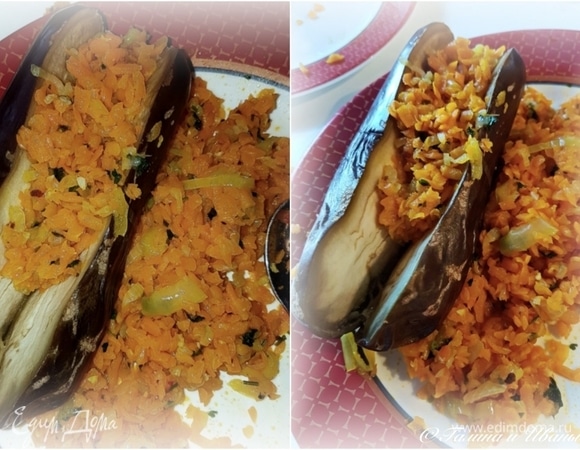 Начинить баклажаны. Или нафаршировать? Как считаете правильным — так и делайте.