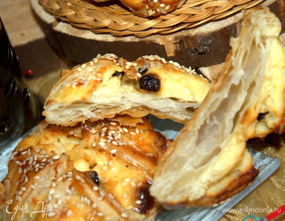 Так выглядит слоеное тесто.