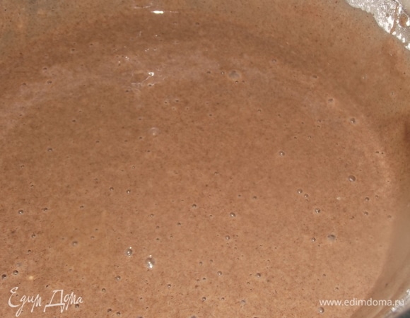 Всыпать муку.