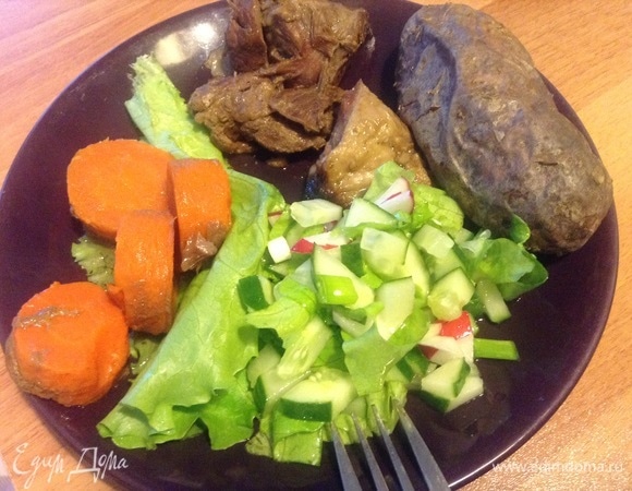 Кто морковь уважает, со дна выловит и — так вот. Салатик плюс.