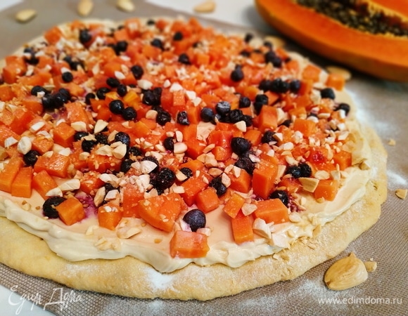 Быстрый тарт готов. Приятного аппетита.