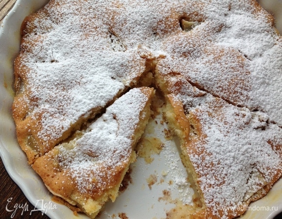 Посыпать сахарной пудрой. Все готово. Приятного аппетита!