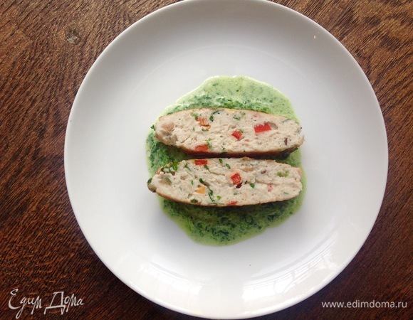 Вот так получается в разрезе! Очень нарядно и вкусно.