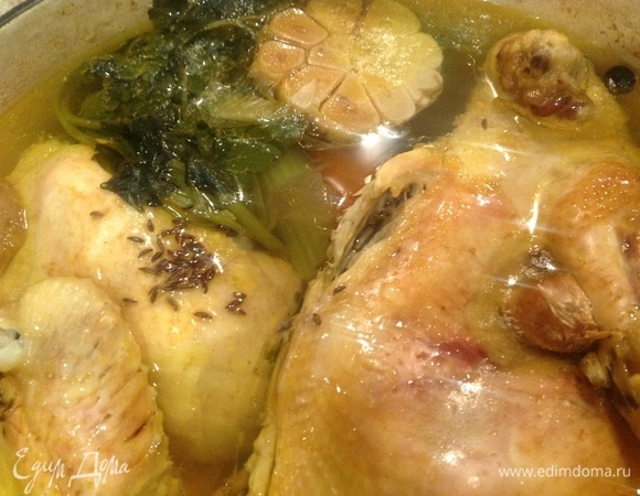 По готовности выключить. Дать немного остыть.