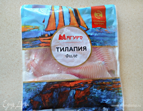 Тилапию ТМ «Магуро» необходимо полностью разморозить на нижней полке холодильника.