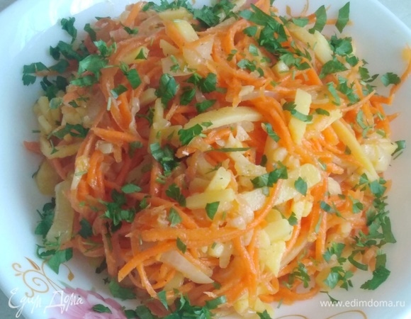 Добавить по вкусу петрушку. Подавать к столу. Приятного аппетита!