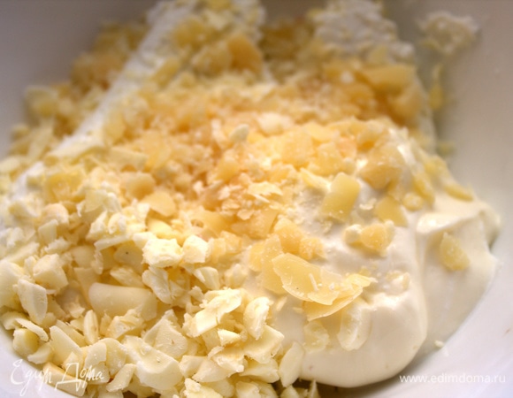 Всыпать другие сыры.