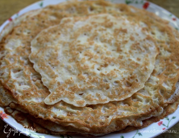 И один блинчик был неполный.