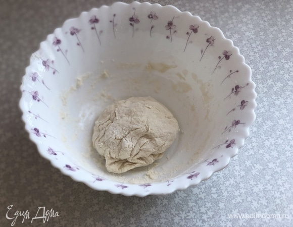 Тесто должно получиться густое.