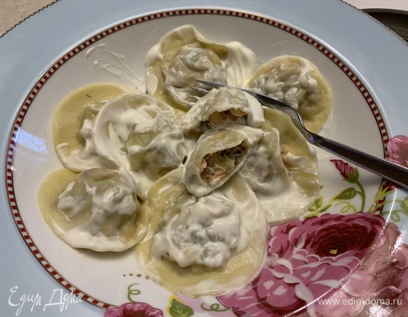 Вот такие равиольки у меня получились. Надеюсь, что многим этот рецепт будет по душе! Приятного аппетита! И спасибо за ваши будущие «лайки»! Для меня это важно)