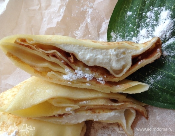 В разрезе выглядит вот так. Блины получаются очень нежные.