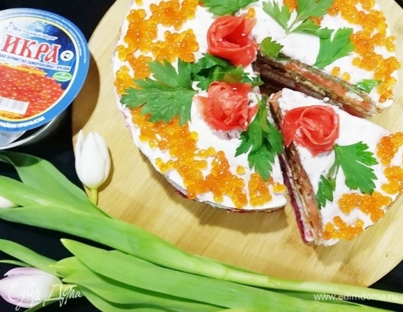 Отрезаем кусочек и наслаждаемся Масленицей.