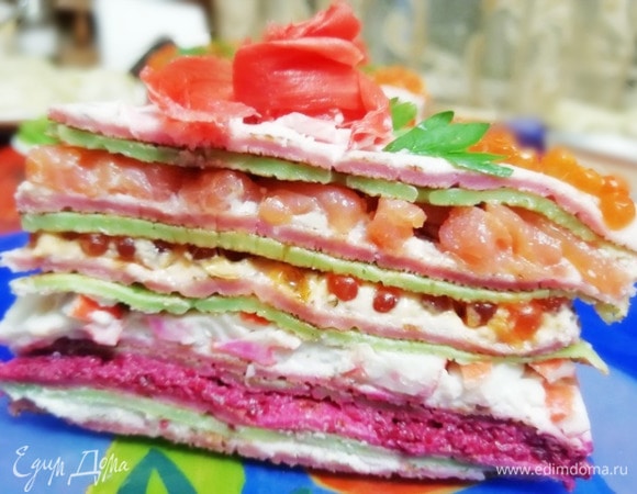 Разрез тортика.