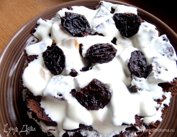 Крем и чернослив.