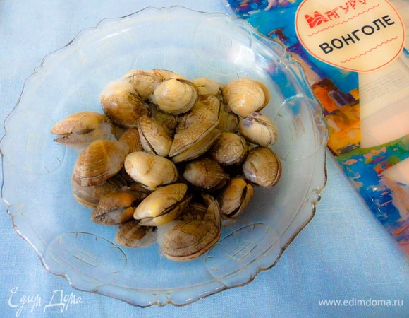 Ракушки промыть.