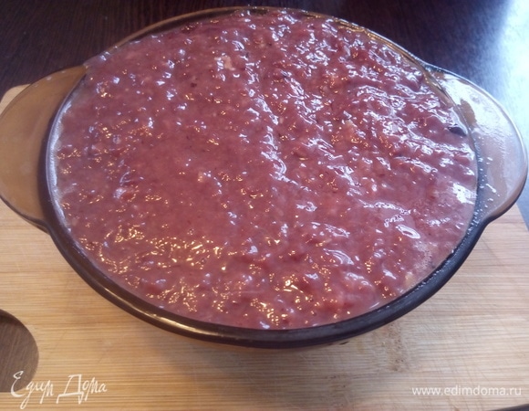 Сделать фарш из печени.