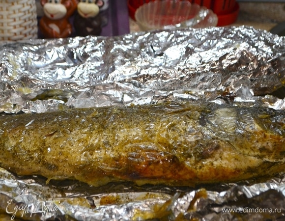 Так выглядит рыбка, когда полностью остыла. Как же это вкусно и ароматно!