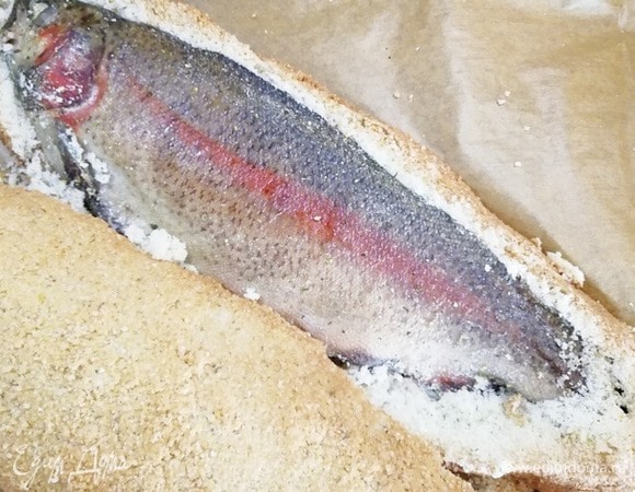 Аккуратно очищаем от соли.