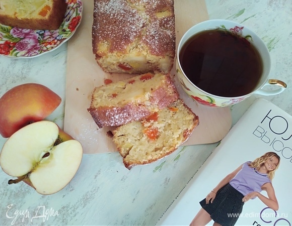 Кекс-хлеб получается таким нежным! Чаепитие с ним — одно удовольствие!