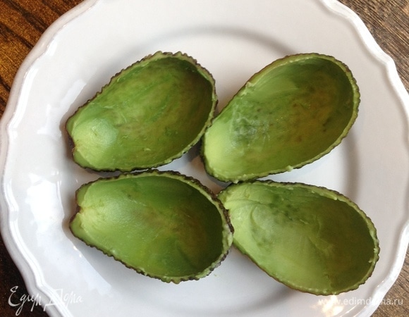 Вынуть мякоть.