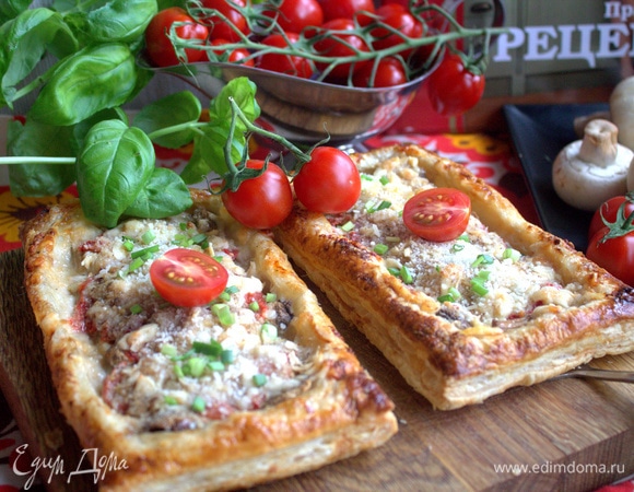 Края очень хрустящие и серединка вкусная.