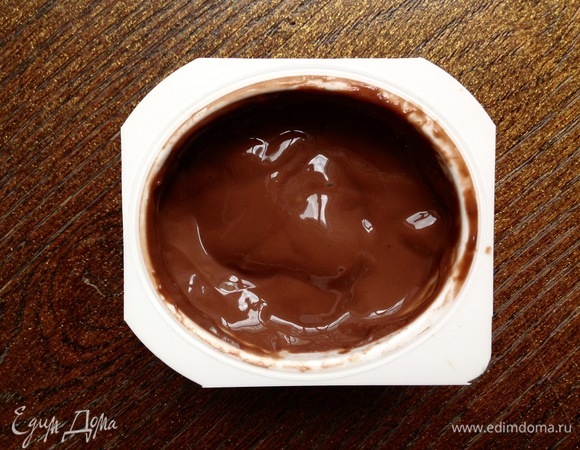 Открыть охлажденный пудинг.