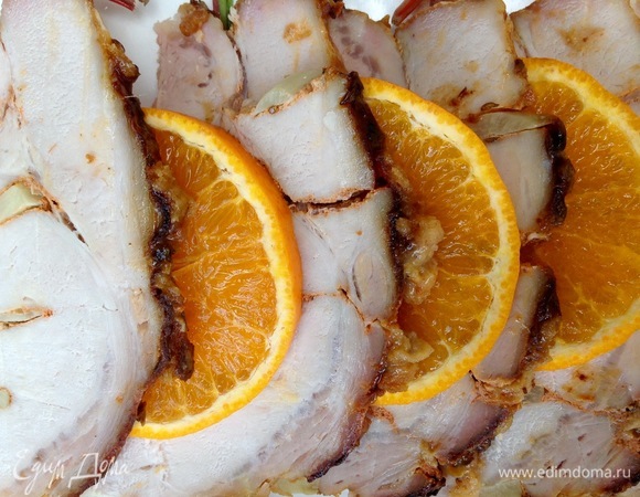 Очень вкусное сочетание с мандарином в кожуре, но это по желанию.