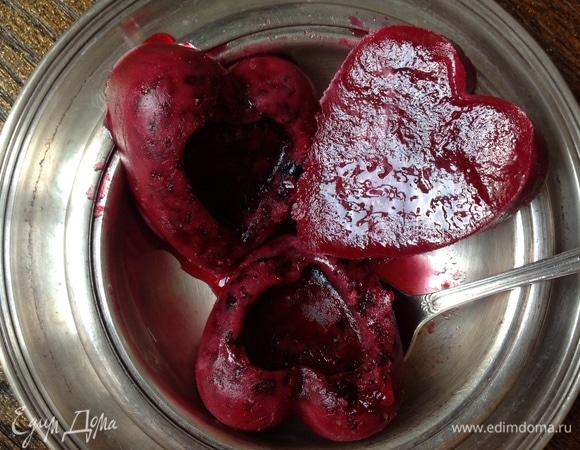 Переложить из формы на тарелку