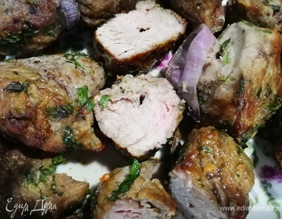 Вот такое получилось мясо.