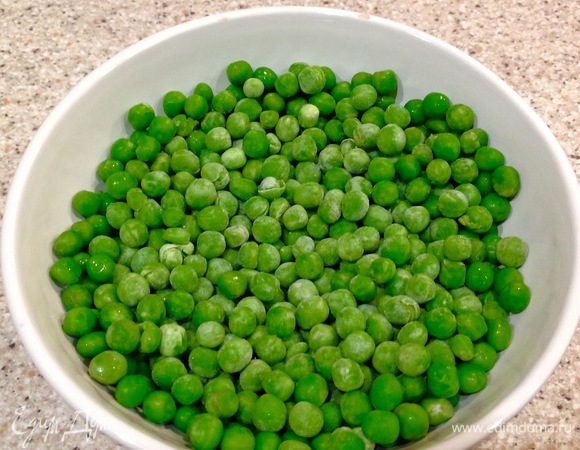 Кладу горошек.
