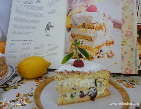 Вот такой разрез у этого нежнейшего десерта.