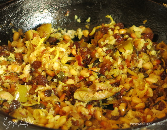 Начинка уже готова, аромат потрясающий.