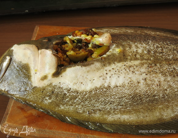 Фаршируем рыбу.