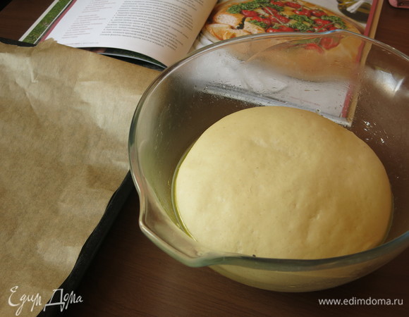 Тесто увеличилось в два раза.