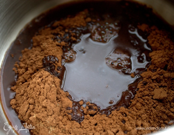 Развести вначале в небольшом количестве воды.