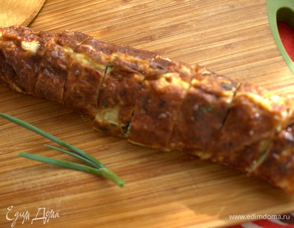 Нарезаем на кусочки.