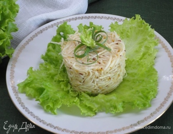 Подавать с любимой зеленью к мясу.