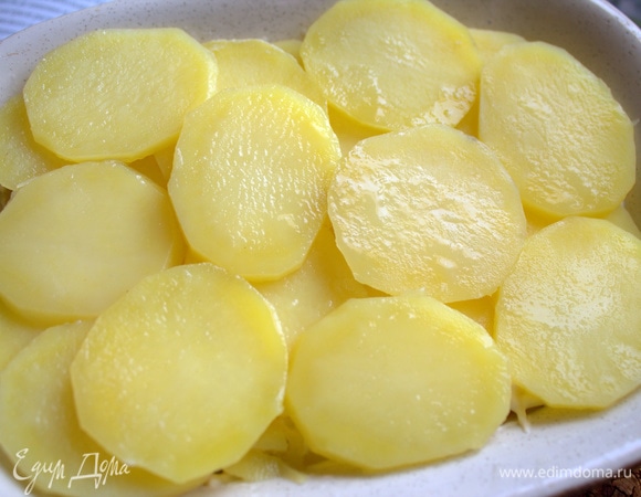 Закрыть оставшимися дольками.