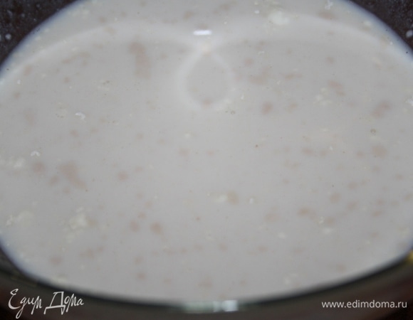 Размешиваем и оставляем на 15 минут.