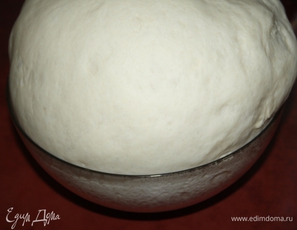 Снова подошло. Из этого теста уже можно печь кулебяку. Пока подходило тесто, я готовила начинку.