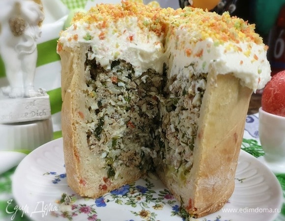 Вот такой кулич в разрезе.