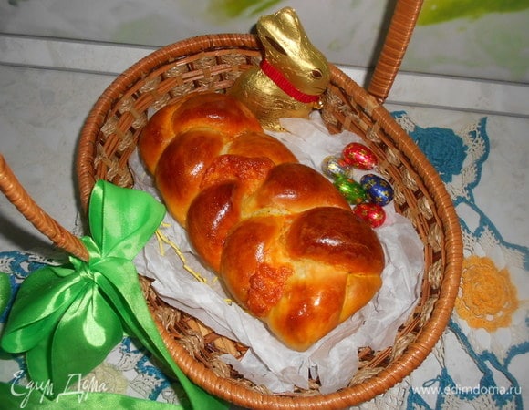 Выпекать в разогретой до 180°C в духовке в течении 35–40 минут.