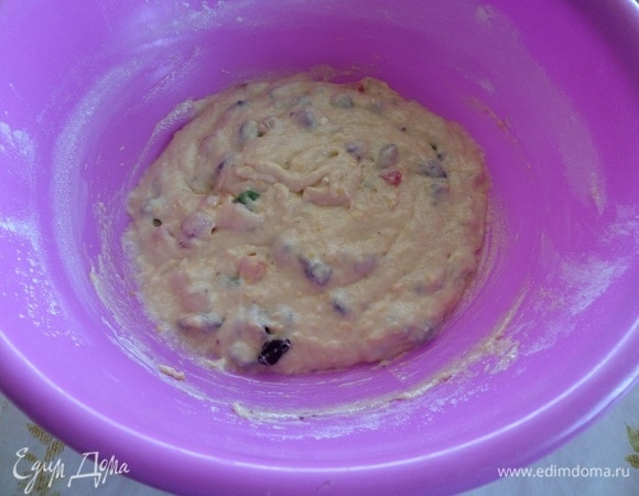 Перемешиваем массу.